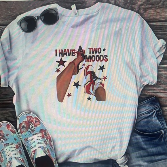 Trendy Mood Crew Neck T-Shirt. - Picture 2 of 4